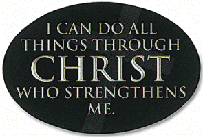 I Can Do All Things Through Christ Magnet
