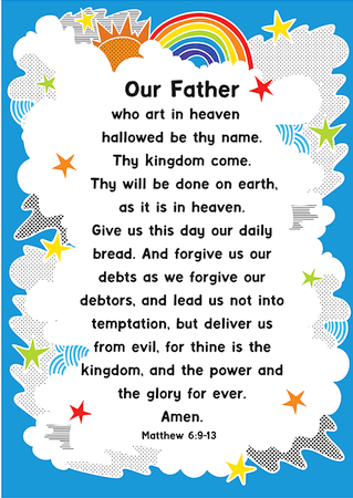 Our Father - The Lords Prayer Poster