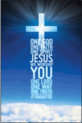 One God, One Faith, One Spirit Mini Poster
