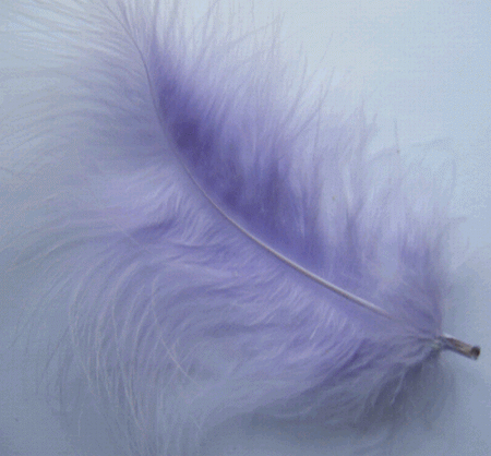 Lavender Large Turkey Marabou Feathers - Bulk lb