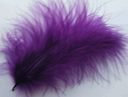 Regal Large Turkey Marabou Craft Feathers - Mini Pkg