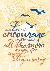 Encourage One Another Poster - Only 3 Left
