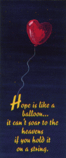Hope is Like a Balloon Mini Poster