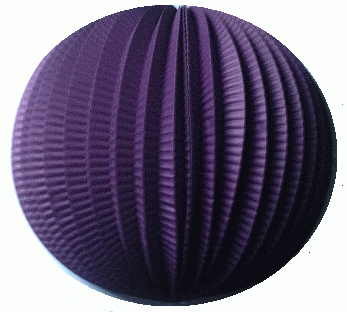Purple Paper Party Balloon - ON SALE