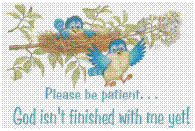 Please be Patient Critter Pocket Card