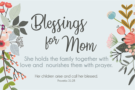 Blessing for Mom Floral Pocket Cards
