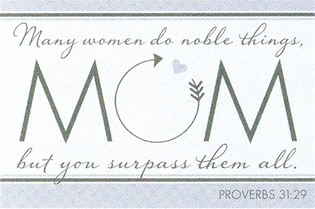 Mom is a Noble Women Pocket Card