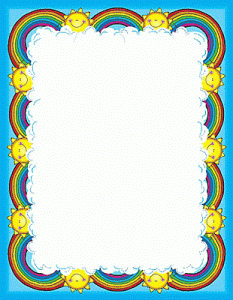 Sun Shiny Rainbows Poster or Chart