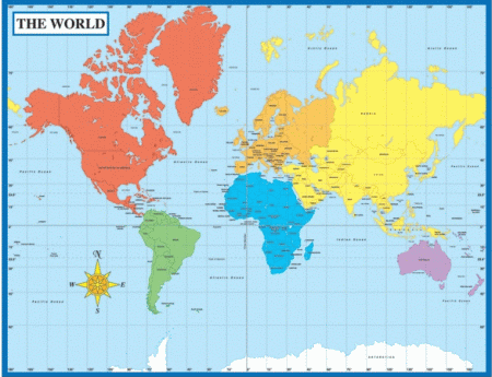world map chart creator