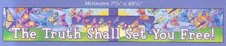 The Truth Shall Set You Free Banner - Only 2 Left