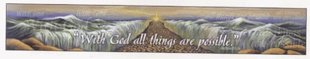 With God All Things are Possible Banner