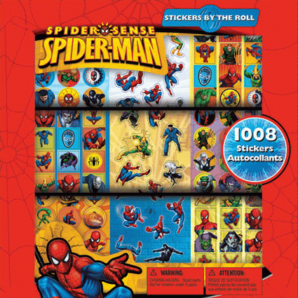 Spiderman Movie Stickers Rolls - Gift Boxed Set