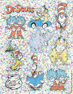 Dr Seuss Sparkle Stickers
