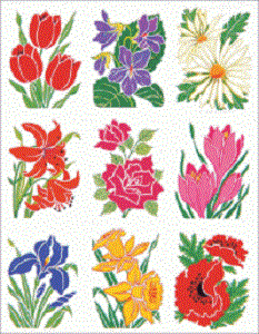 Flower-Candy-Stickers