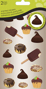 Chocolate Scented Dessert Stickers - Only 1 Left