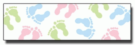 Baby Footprints Sticker Tape