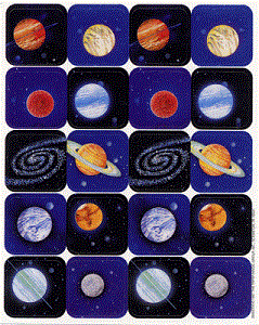 Colorful Planet Stickers
