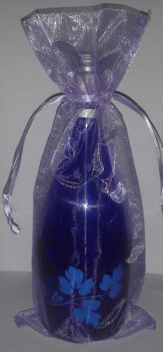 Lavender Wine Bottle Gift Bag - ON SALE Qtys Limited